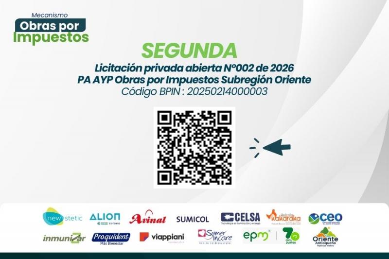 Licitación privada abierta N°002 de 2026